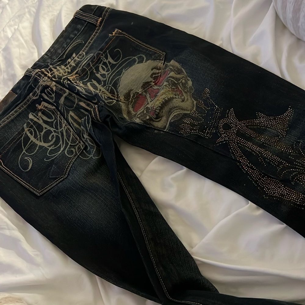 Christian Audigier Denim Jeans Y2K